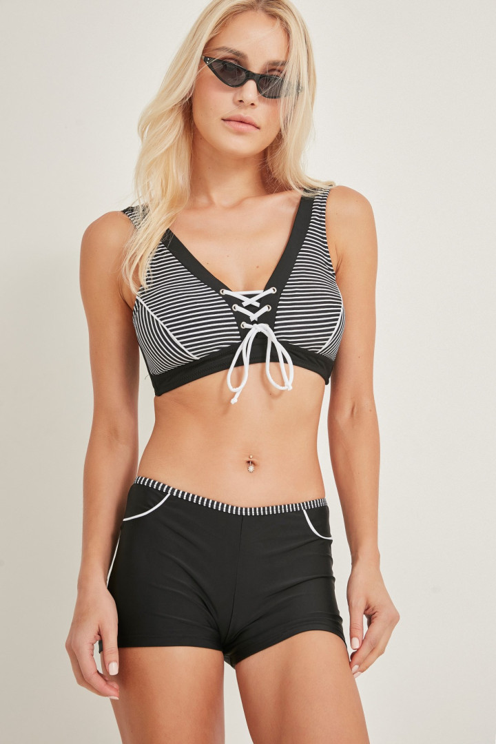 

Купальник раздельный Camasir City 22288  (товары доставляются из-за рубежа, Черный, 22288