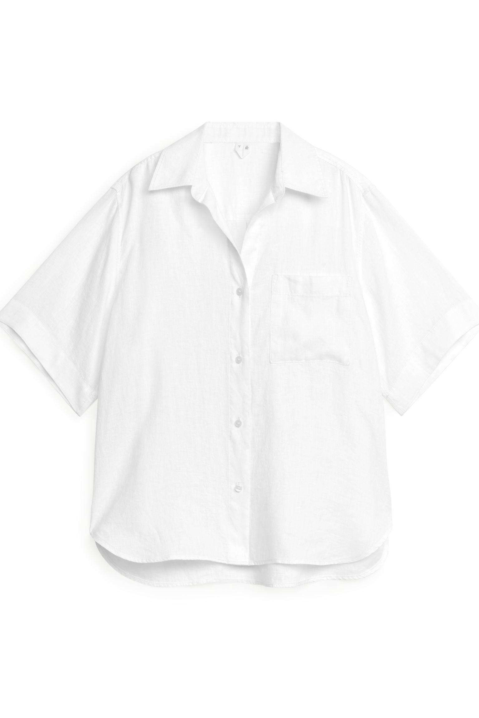 Рубашка женская ARKET 1171573006 белая L (доставка из-за рубежа)