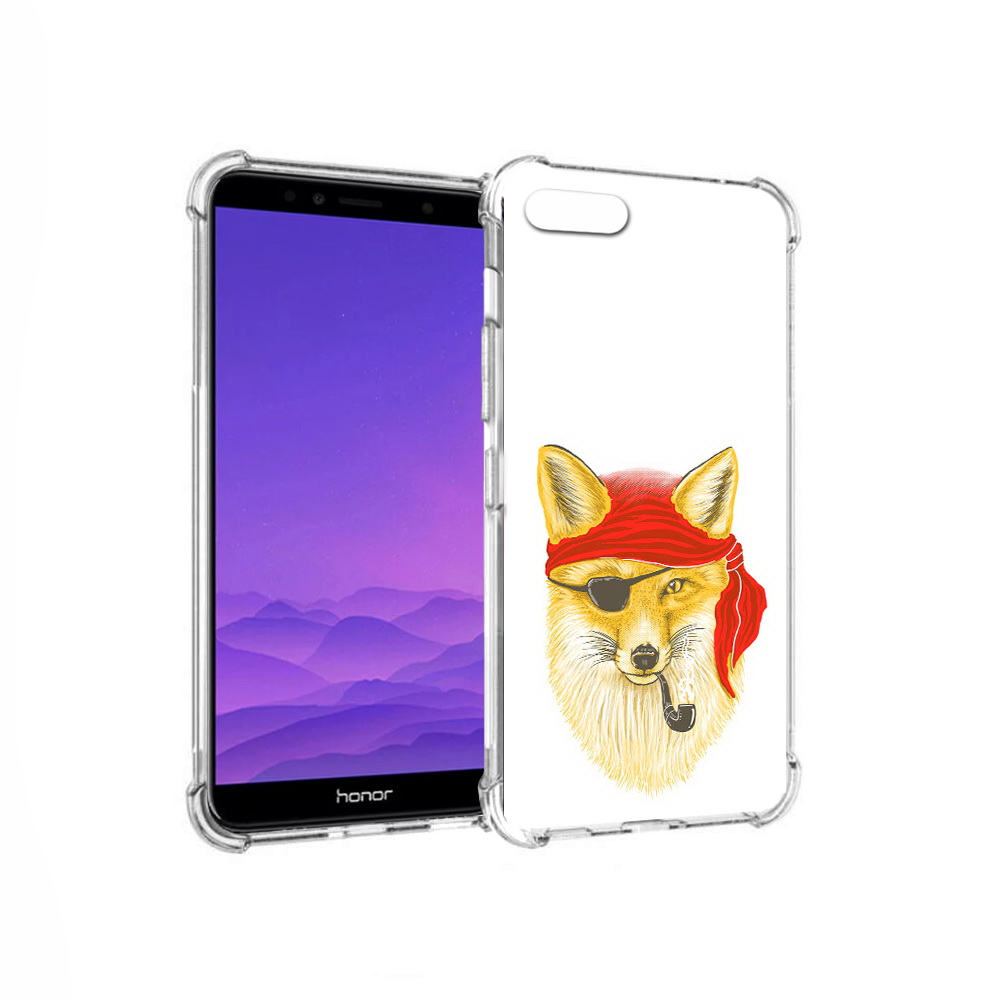 

Чехол MyPads Tocco для Honor 7A лиса-пират (PT111206.25.440), Прозрачный, Tocco
