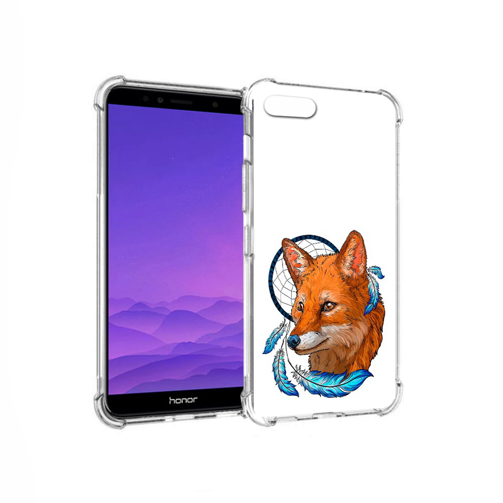 

Чехол MyPads Tocco для Honor 7A лиса и ловец снов (PT111206.25.438), Прозрачный, Tocco
