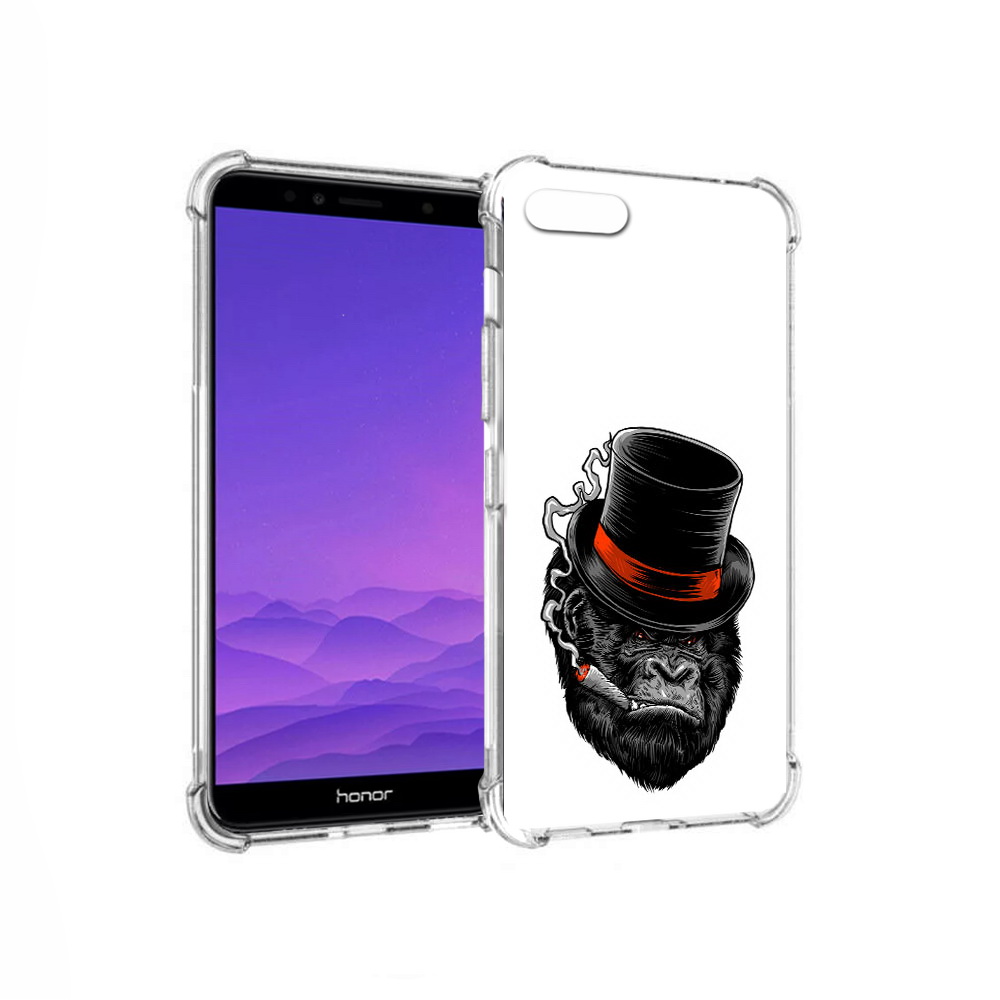 

Чехол MyPads Tocco для Honor 7A дизайнерская горилла (PT111206.25.431), Прозрачный, Tocco