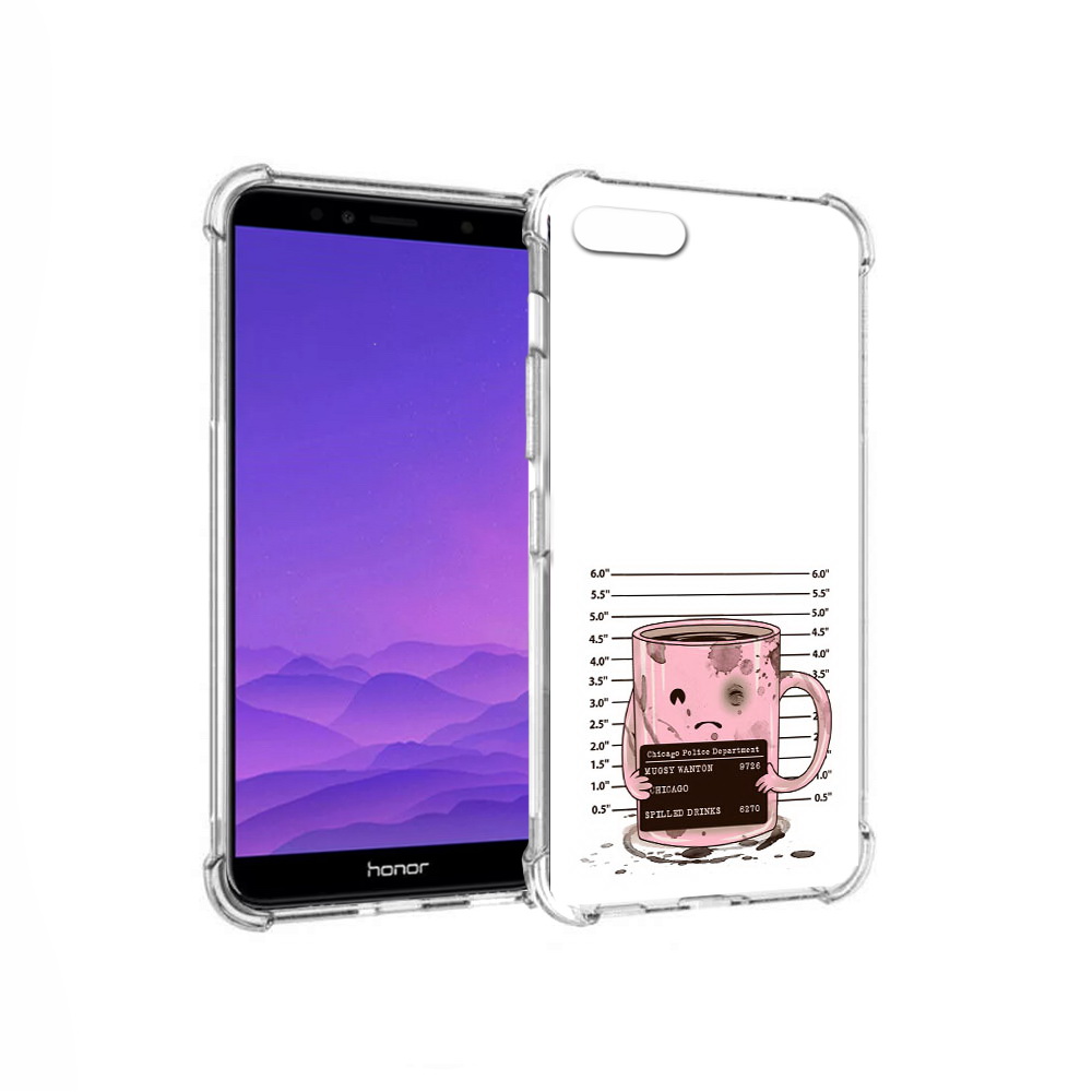 

Чехол MyPads Tocco для Honor 7A кружка (PT111206.25.420), Прозрачный, Tocco