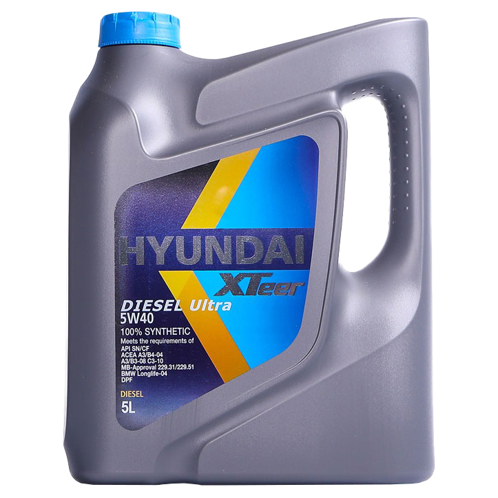 Моторное масло HYUNDAI Xteer Diesel Ultra 5W40 5л