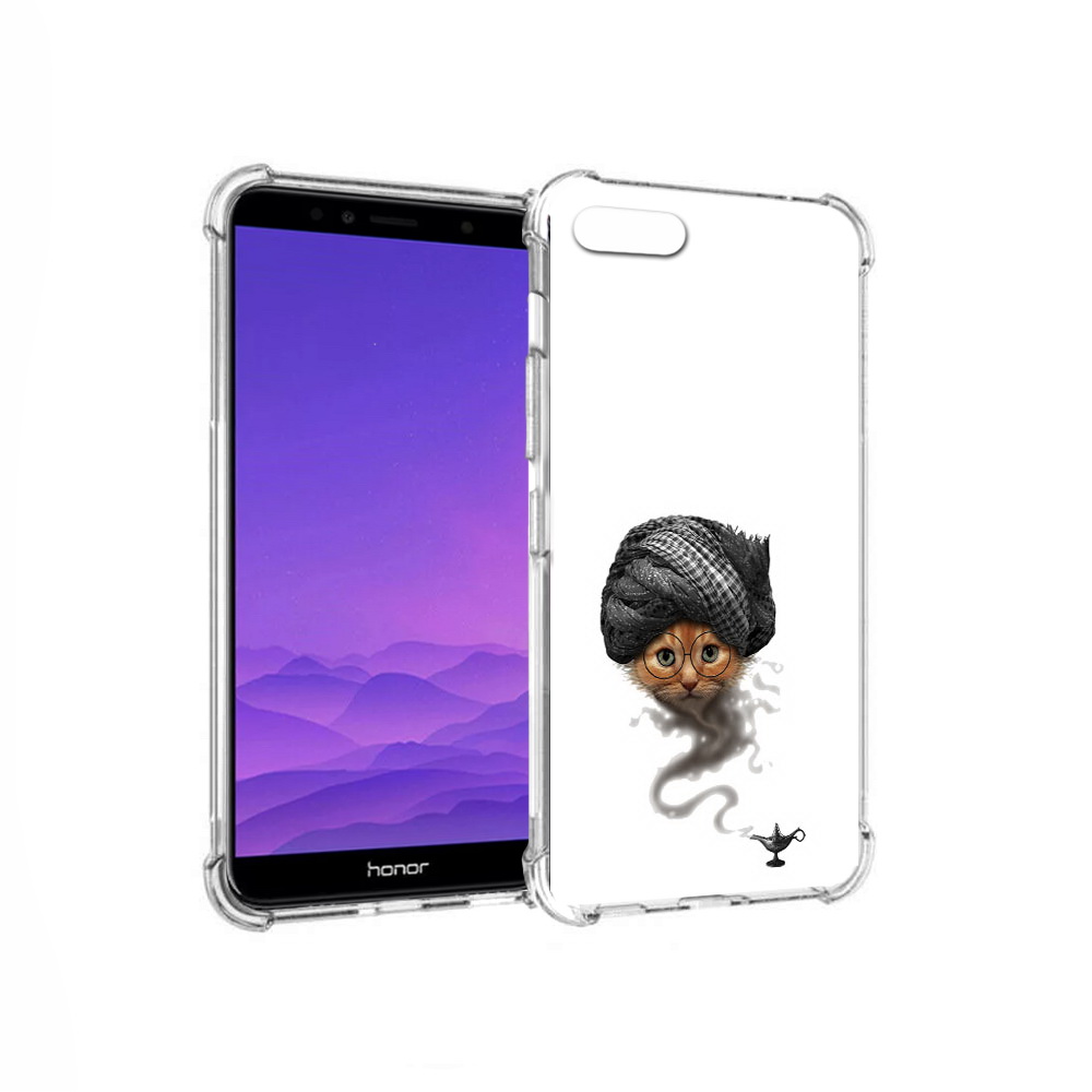 

Чехол MyPads Tocco для Honor 7A кот джин (PT111206.25.398), Прозрачный, Tocco