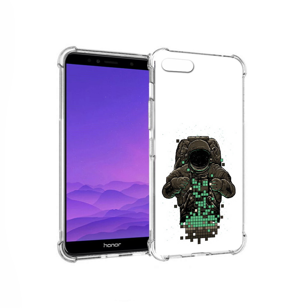 

Чехол MyPads Tocco для Honor 7A космонавт с пикселями (PT111206.25.394), Прозрачный, Tocco