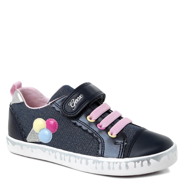 Кеды GEOX B KILWI GIRL для девочек B35D5B темно-синий 27р.
