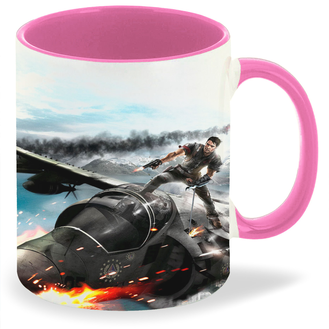 

Кружка CoolPodarok just cause 2 На крыше самолёта, just cause 2 На крыше самолёта