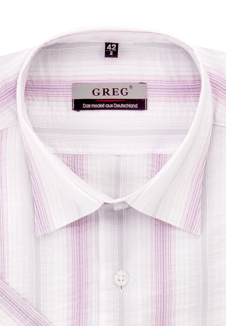 

Рубашка мужская Greg 01-00009207 фиолетовая 39, Фиолетовый, 01-00009207