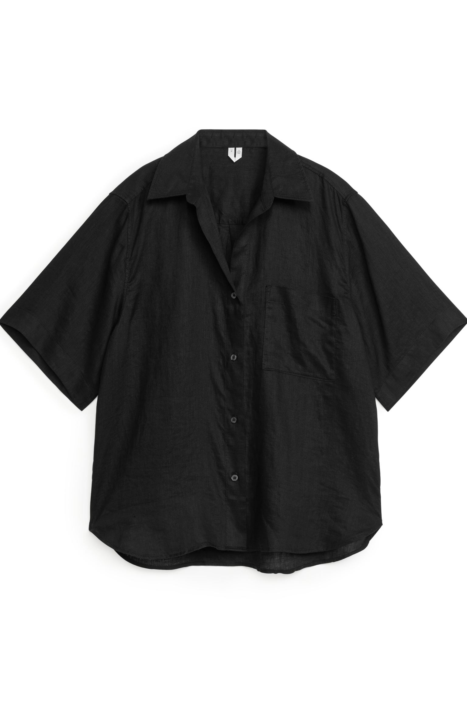 Рубашка женская ARKET 1171573001 черная S (доставка из-за рубежа)