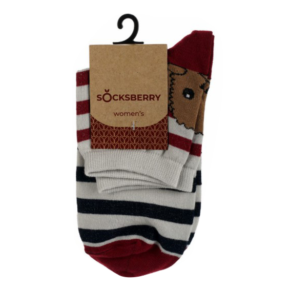 

Носки женские Socksberry серые 23, Серый