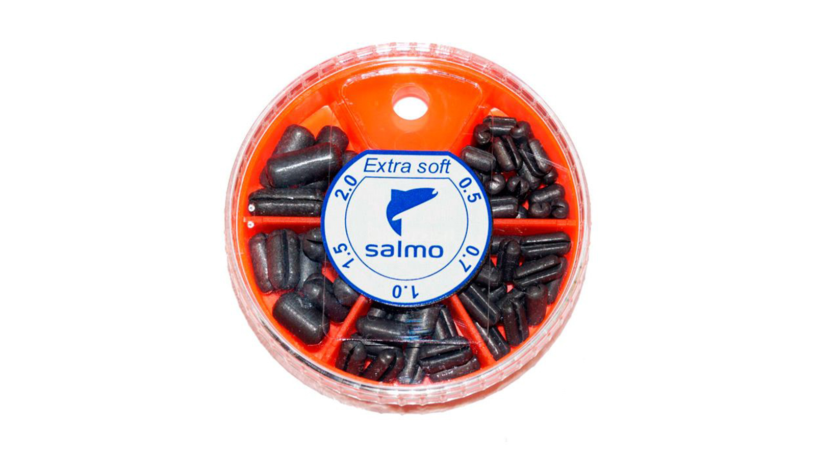 

Грузила Salmo EXTRA SOFT малый 5 секций 0.5-2.0г 60г набор 1