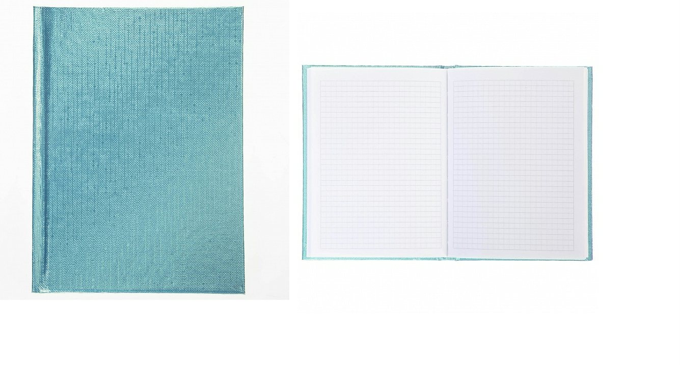 

Книжка записная Hatber 64л А6 Metallic мята, 1782910