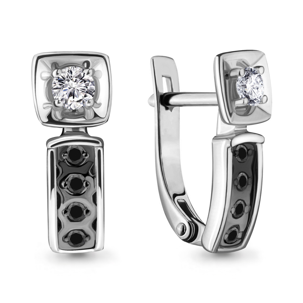 

Серьги из белого золота с бриллиантом Aquamarine Aquamarine 942327Ч_585_бз, 942327Ч_585_бз