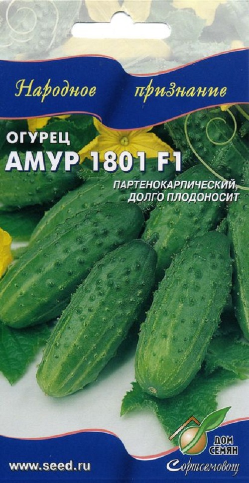 Семена огурец Амур F1 Сортсемовощ 36101 1 уп.