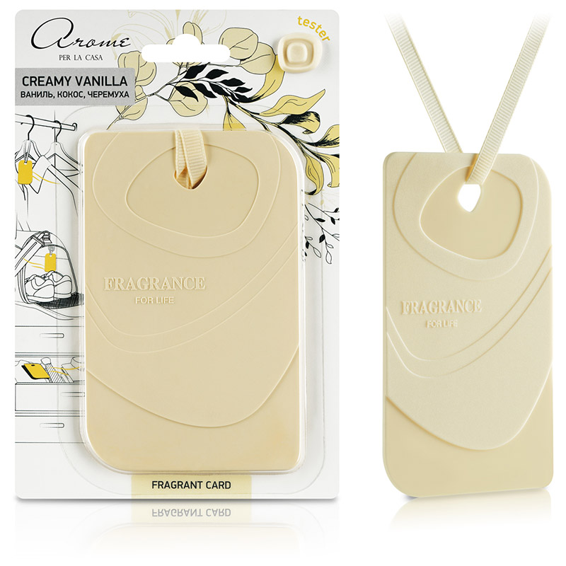 

Ароматизатор для дома "Fragrant Card" Creamy vanilla