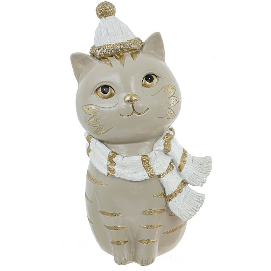 

Фигурка декоративная Кот Remeco, 12x12x24,5 см, Бежевый, Ремеко-Фигурки3-20