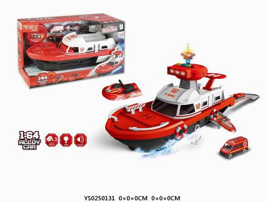 

Игровой набор Катер с машинами, Красный, 406-960