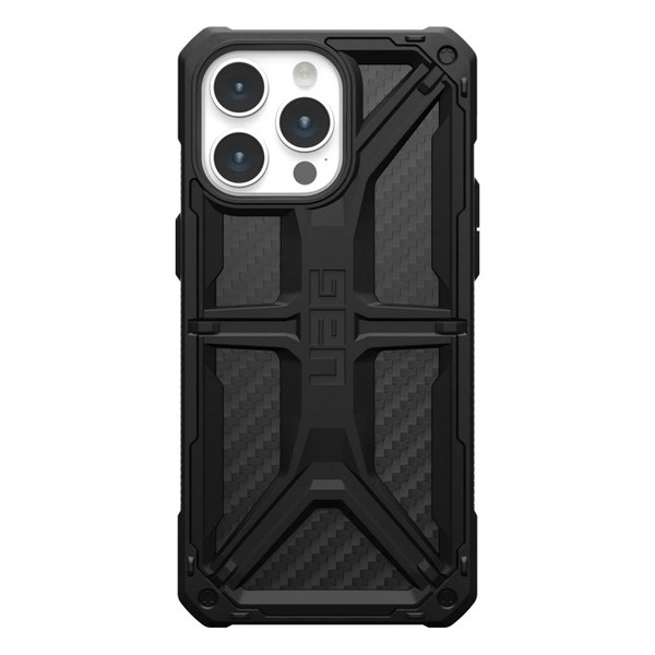 Чехол UAG Monarch для iPhone 15 Pro Max, карбон (Carbon Fiber) (114298114242)