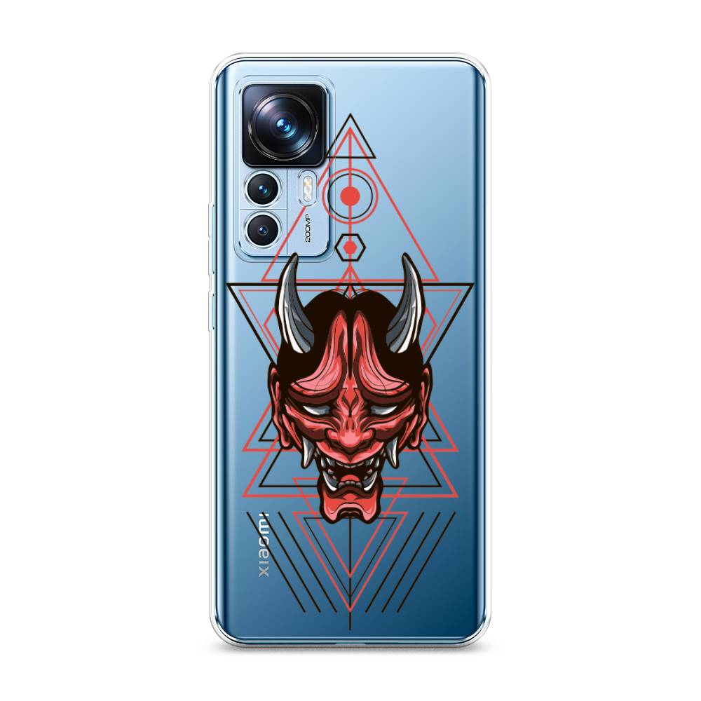 

Чехол на Xiaomi 12T "Hanya Oni mask", Серый;красный;черный, 316650-4