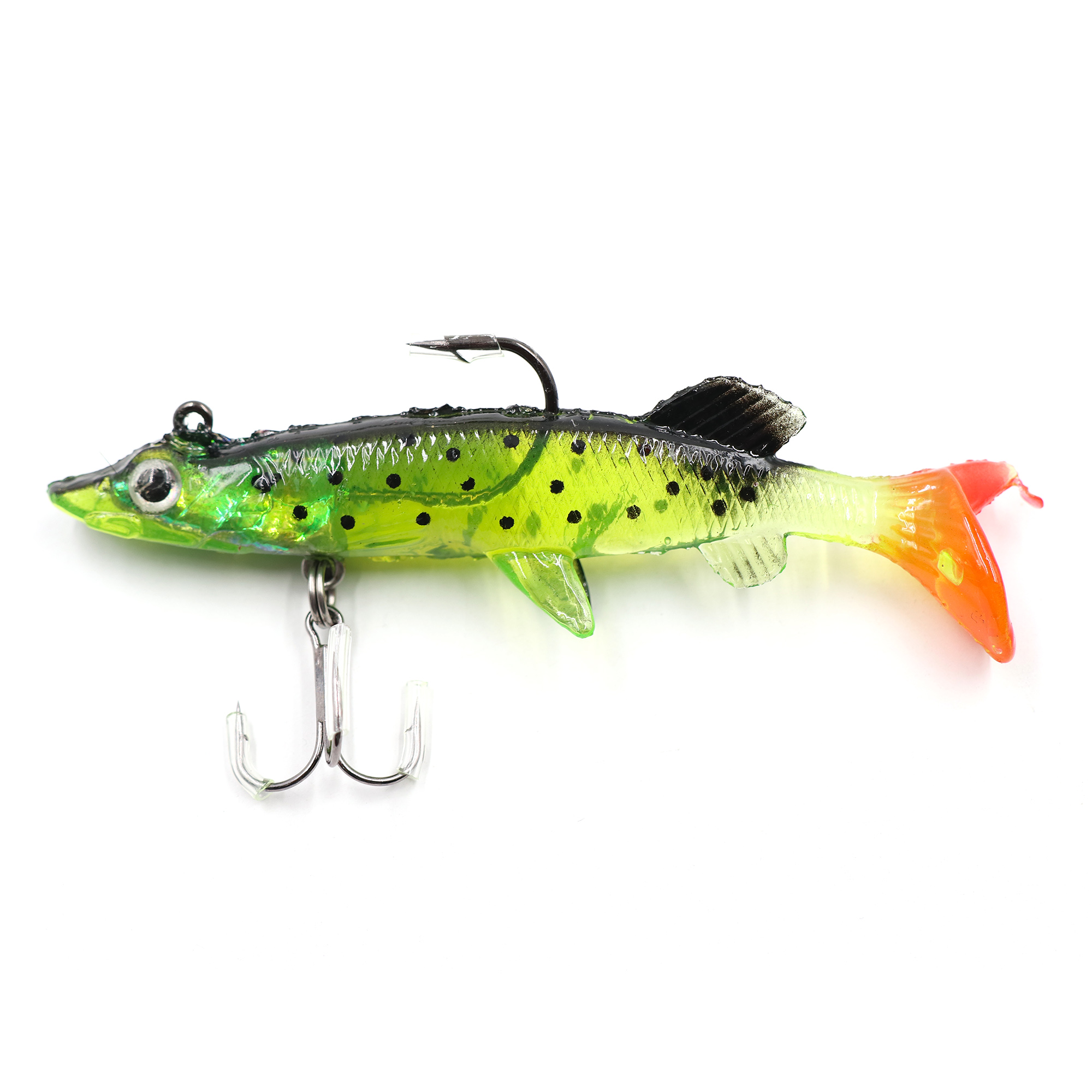 

Приманка Namazu PVC Pike, L-100 мм, 17 г, цвет 05 (2 шт.), Зеленый, 00-00000252