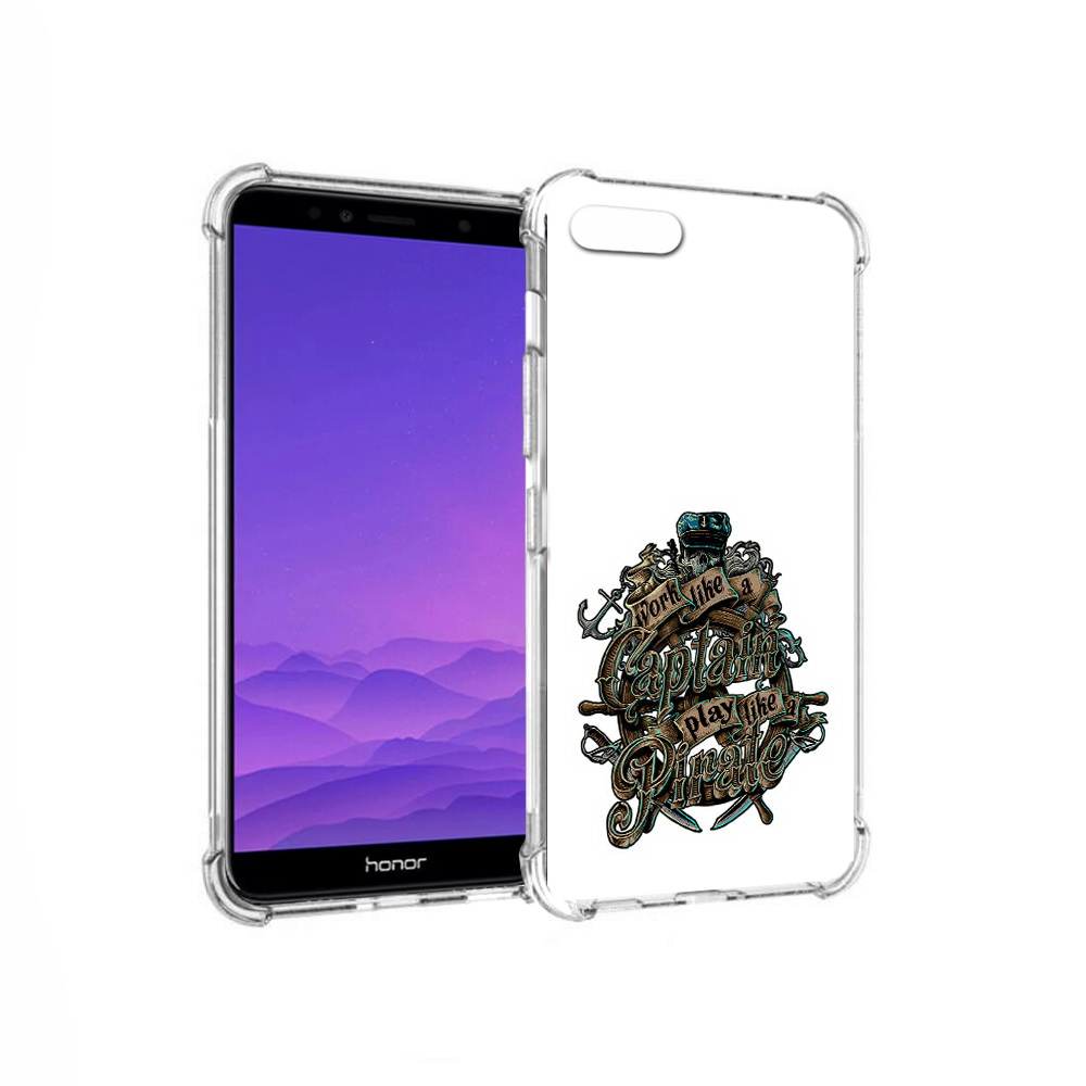 

Чехол MyPads Tocco для Honor 7A капитан пиратов (PT111206.25.385), Прозрачный, Tocco