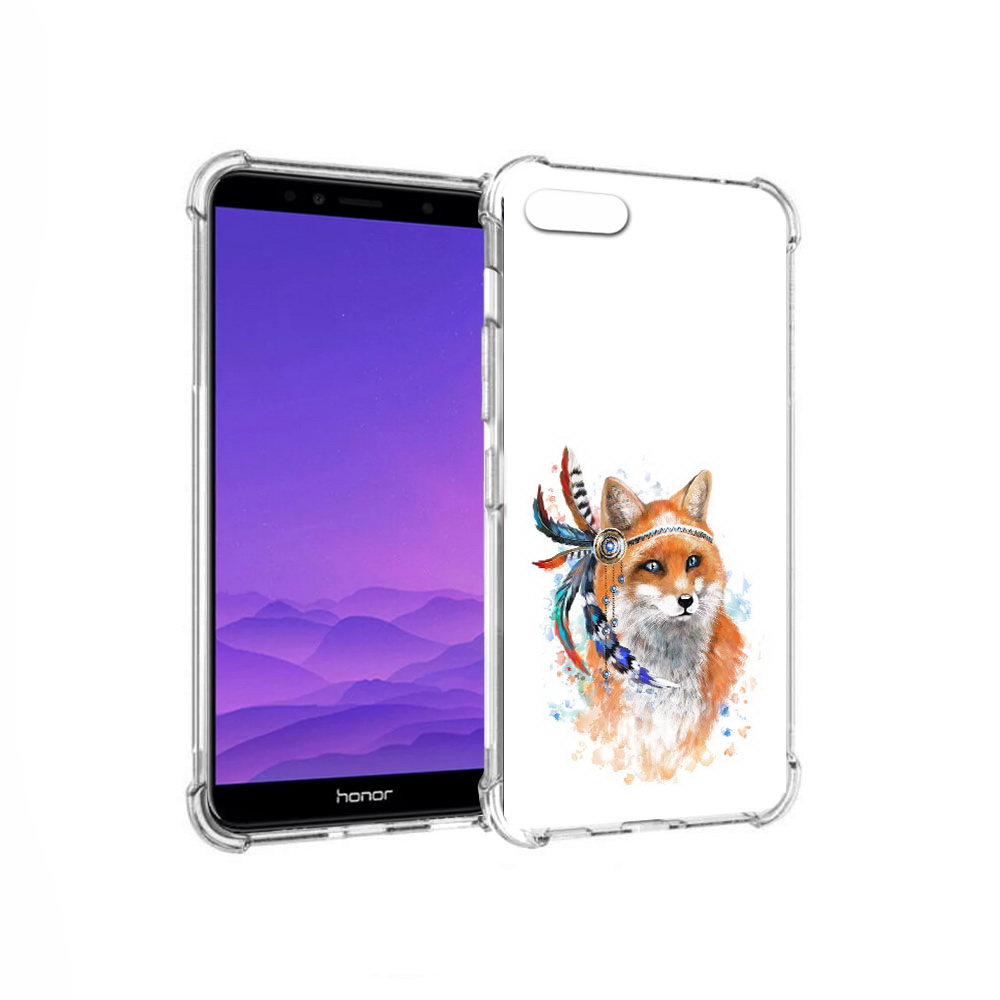 

Чехол MyPads Tocco для Honor 7A инду лиса (PT111206.25.377), Прозрачный, Tocco