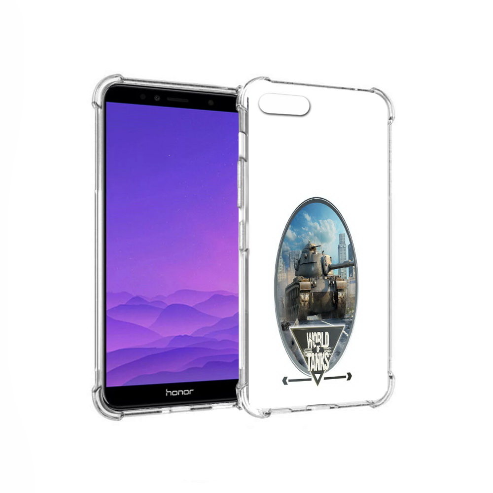

Чехол MyPads Tocco для Honor 7A игра с танками (PT111206.25.375), Прозрачный, Tocco