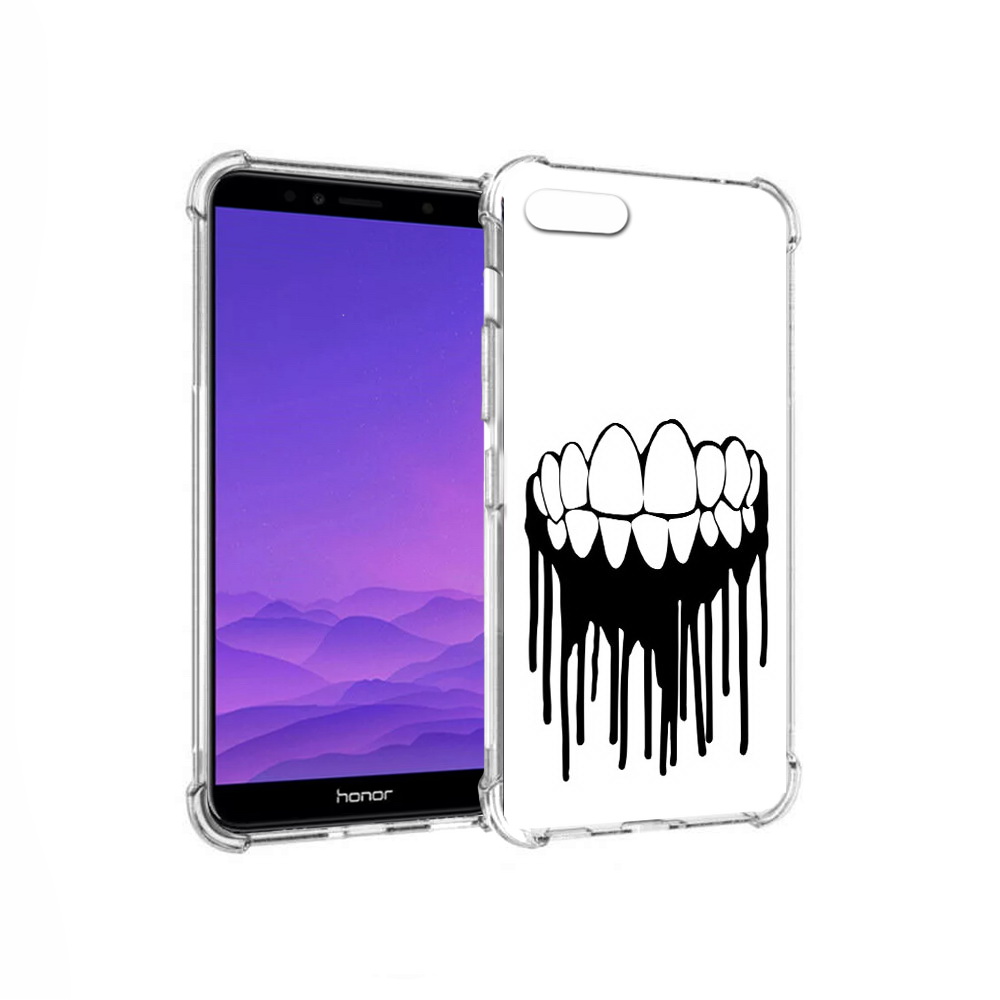 

Чехол MyPads Tocco для Honor 7A зубы (PT111206.25.372), Прозрачный, Tocco