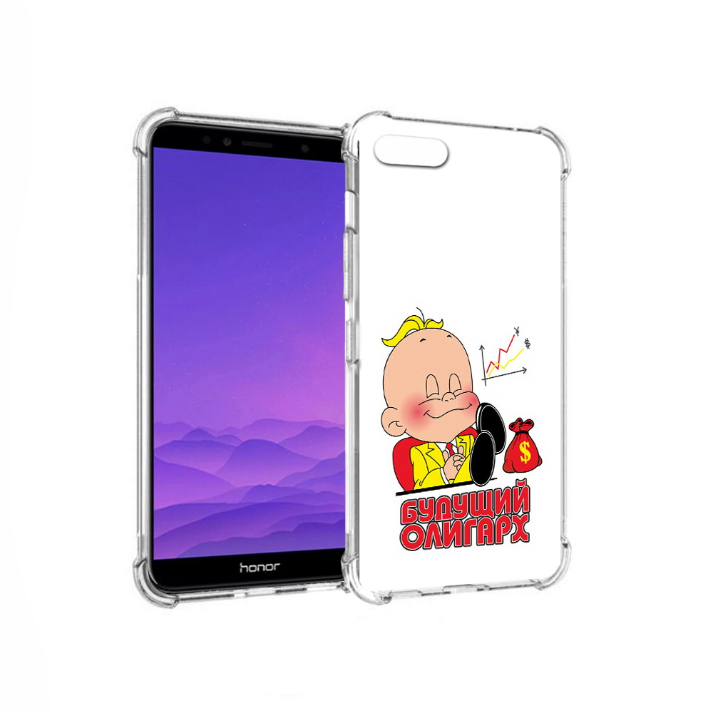 

Чехол MyPads Tocco для Honor 7A Будущий олигарх (PT111206.25.37), Прозрачный, Tocco