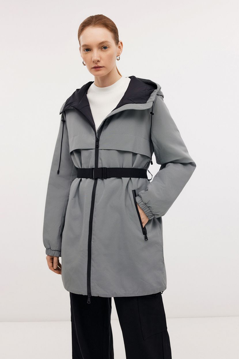 

Куртка женская Baon B0324501 серая XL, Серый, B0324501