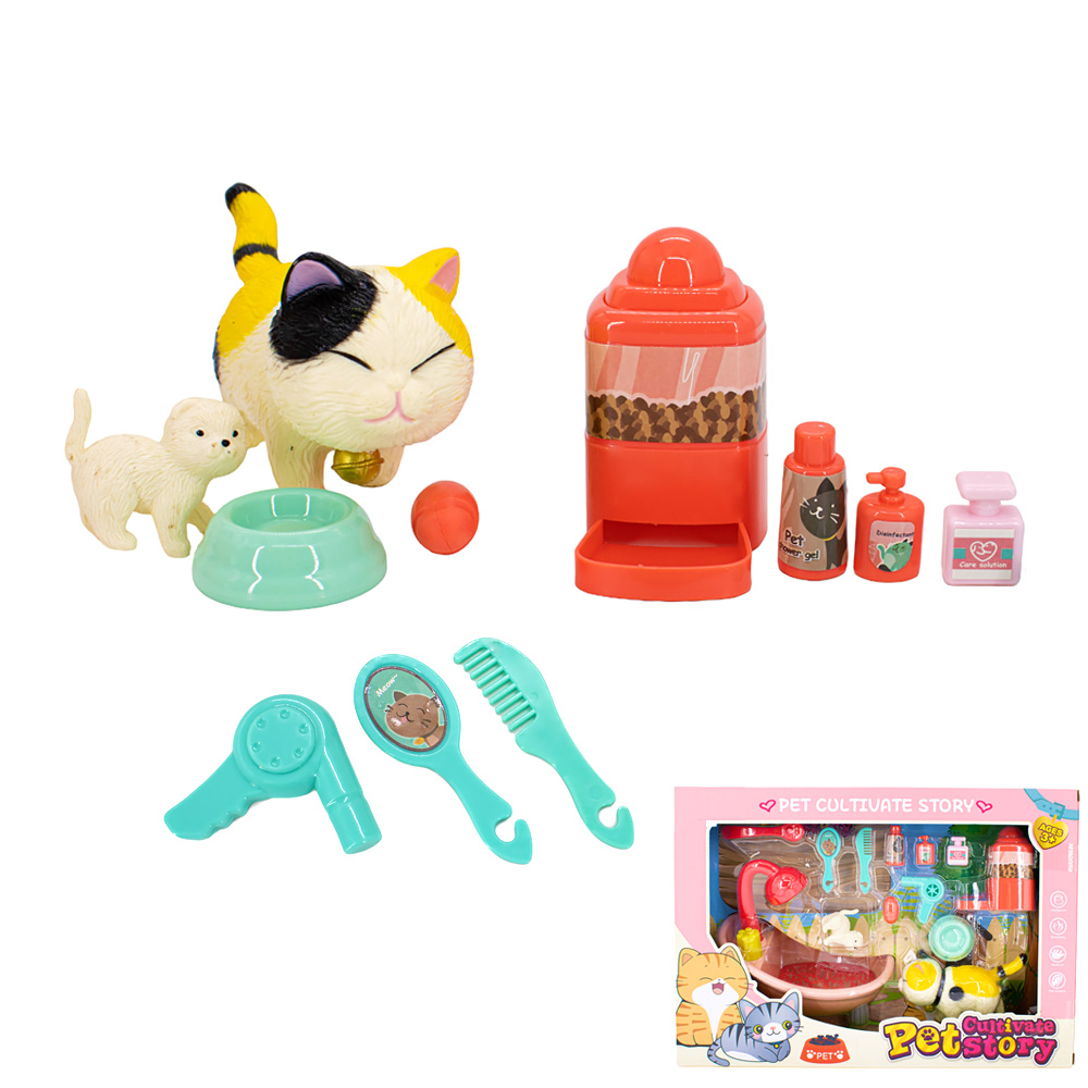 

Игров. набор 832-160 купаем питомца в кор., 615-566