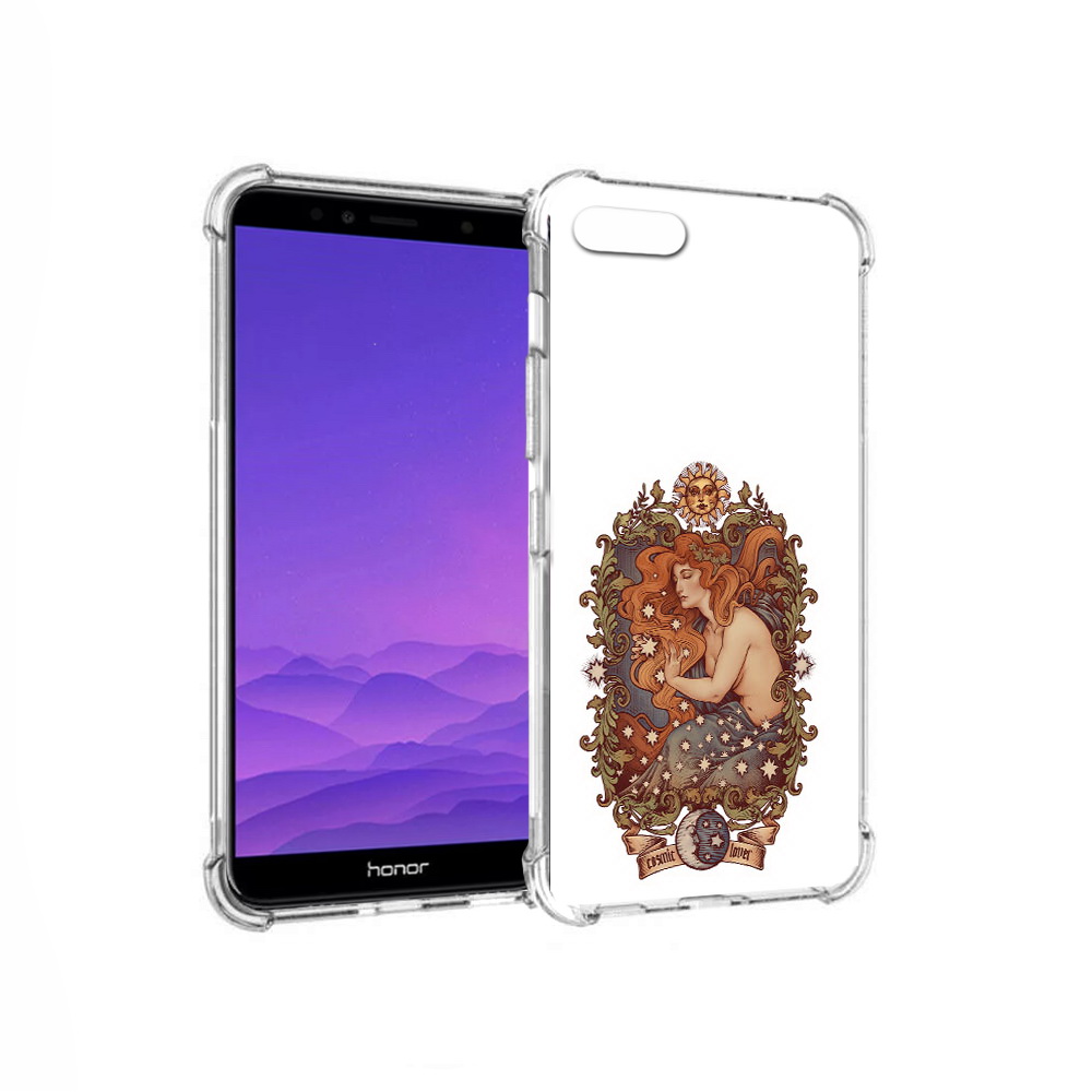 

Чехол MyPads Tocco для Honor 7A звездная девушка абстракция (PT111206.25.351), Прозрачный, Tocco