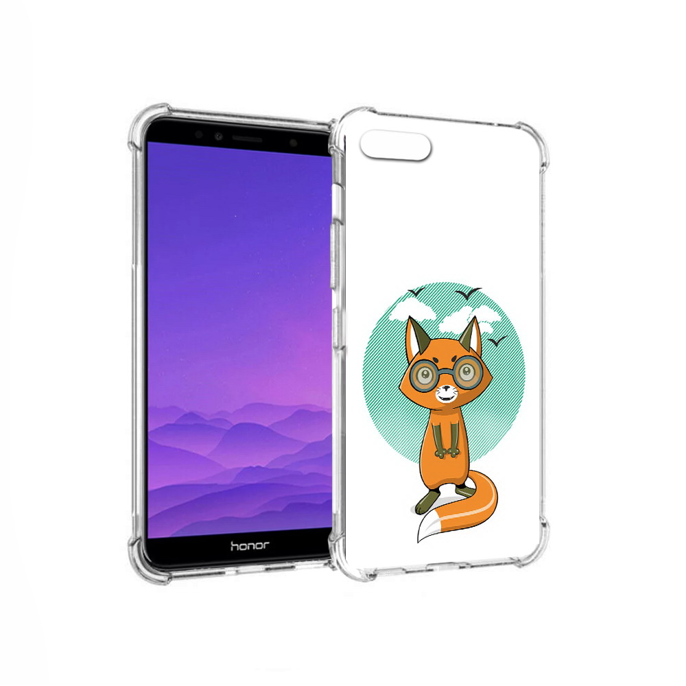 

Чехол MyPads Tocco для Honor 7A задумчивая лиса (PT111206.25.348), Прозрачный, Tocco