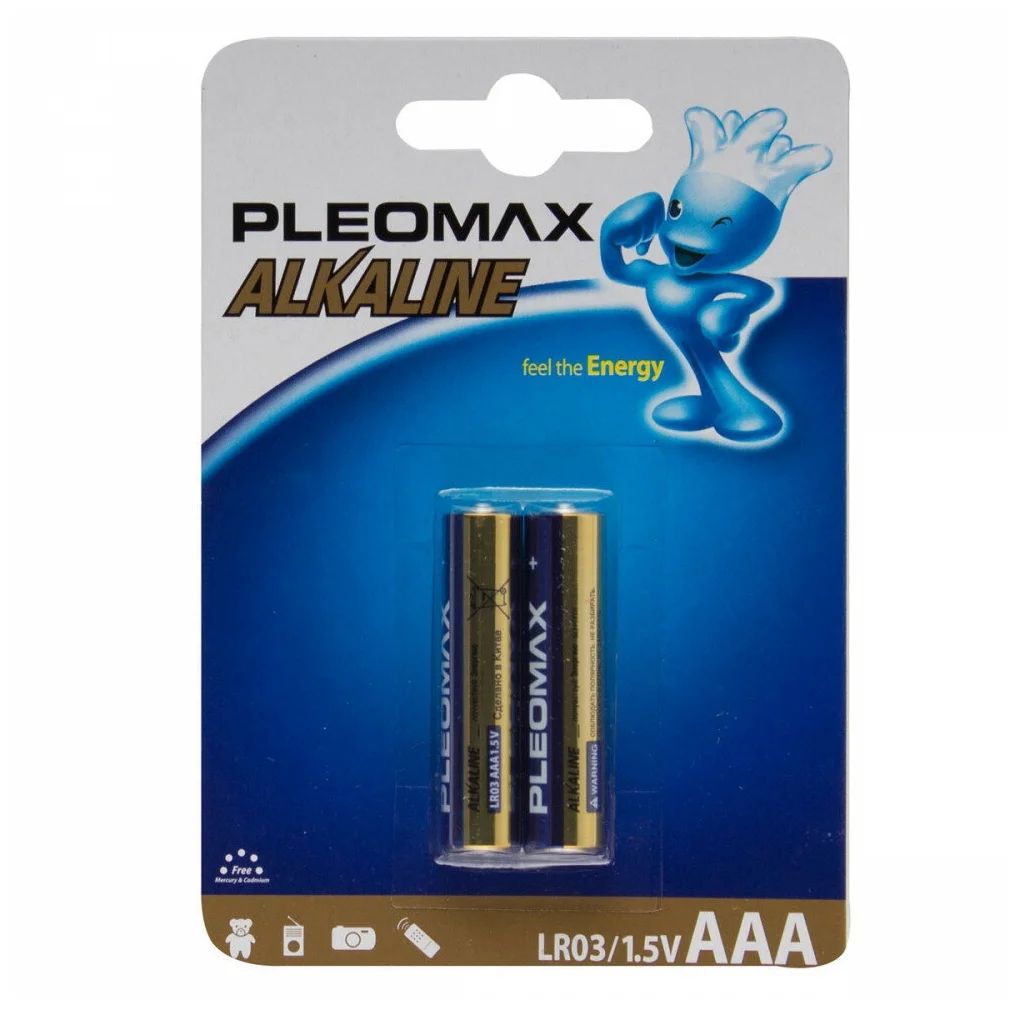 

Батарейка Lr03 Pleomax (Aaa-Мизинчиковые) 2 Шт. PLEOMAX арт. 26349