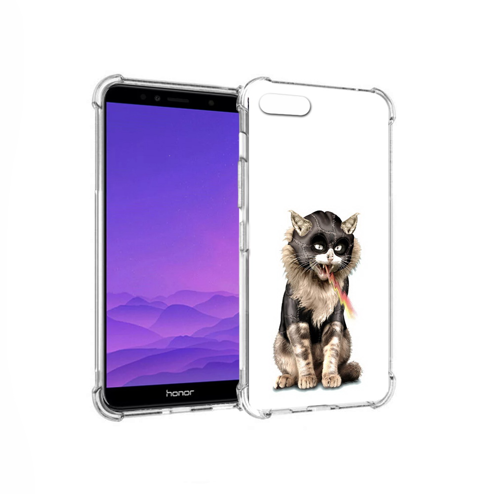 

Чехол MyPads Tocco для Honor 7A дьяволский кот (PT111206.25.341), Прозрачный, Tocco