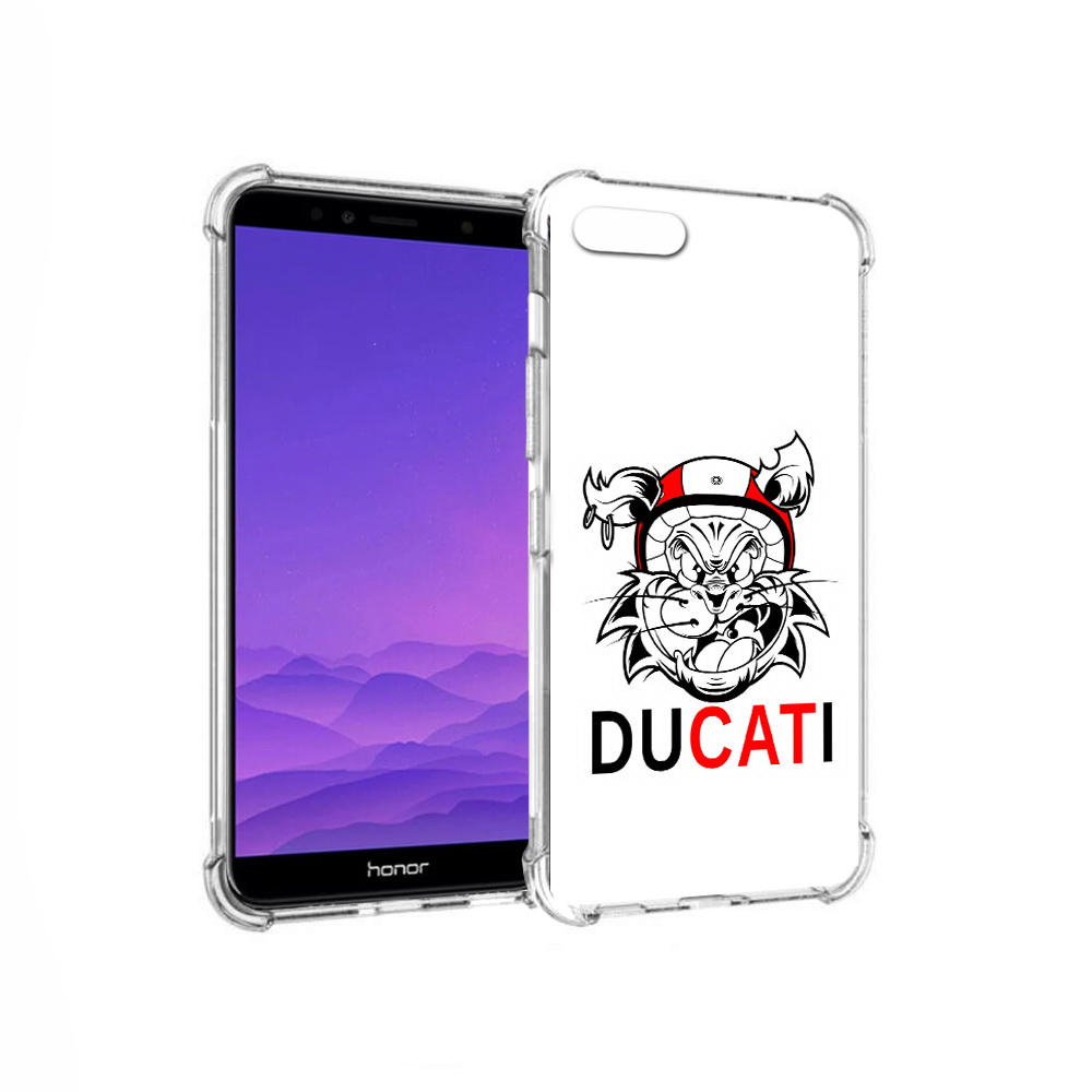 

Чехол MyPads Tocco для Honor 7A дукати (PT111206.25.339), Прозрачный, Tocco