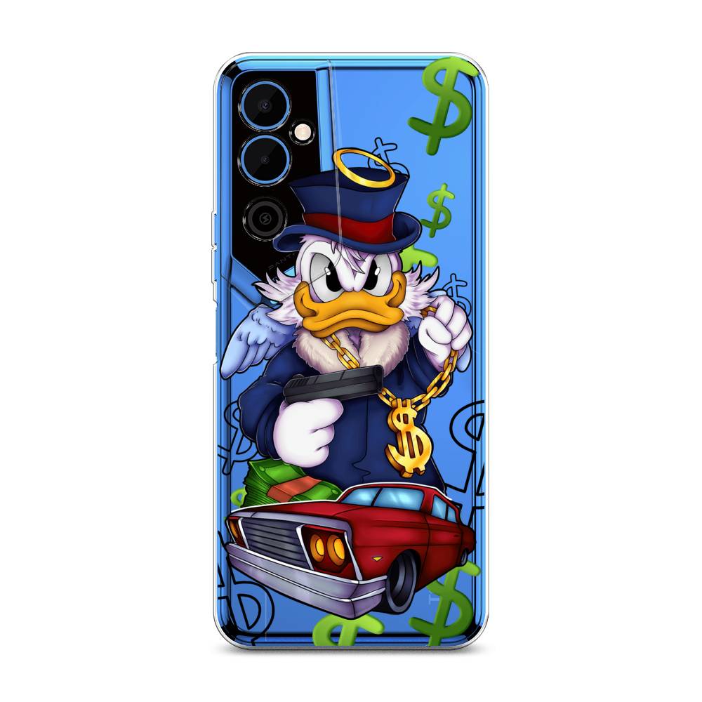 

Чехол на Tecno Pova Neo 2 "Scrooge McDuck with a Gold Chain", Красный;синий;белый, 302450-6