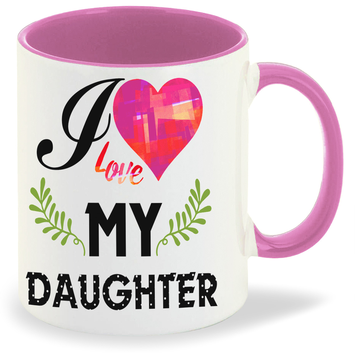 

Кружка CoolPodarok Прикол Семья I love my daughter Я люблю мою дочку, Прикол Семья I love my daughter Я люблю мою дочку