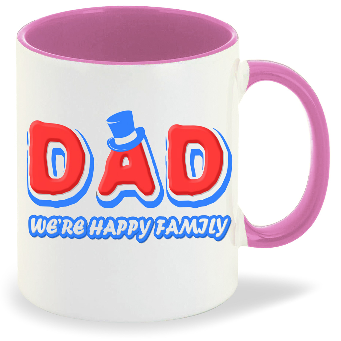 

Кружка CoolPodarok Прикол Семья Dad were happy family, Прикол Семья Dad were happy family