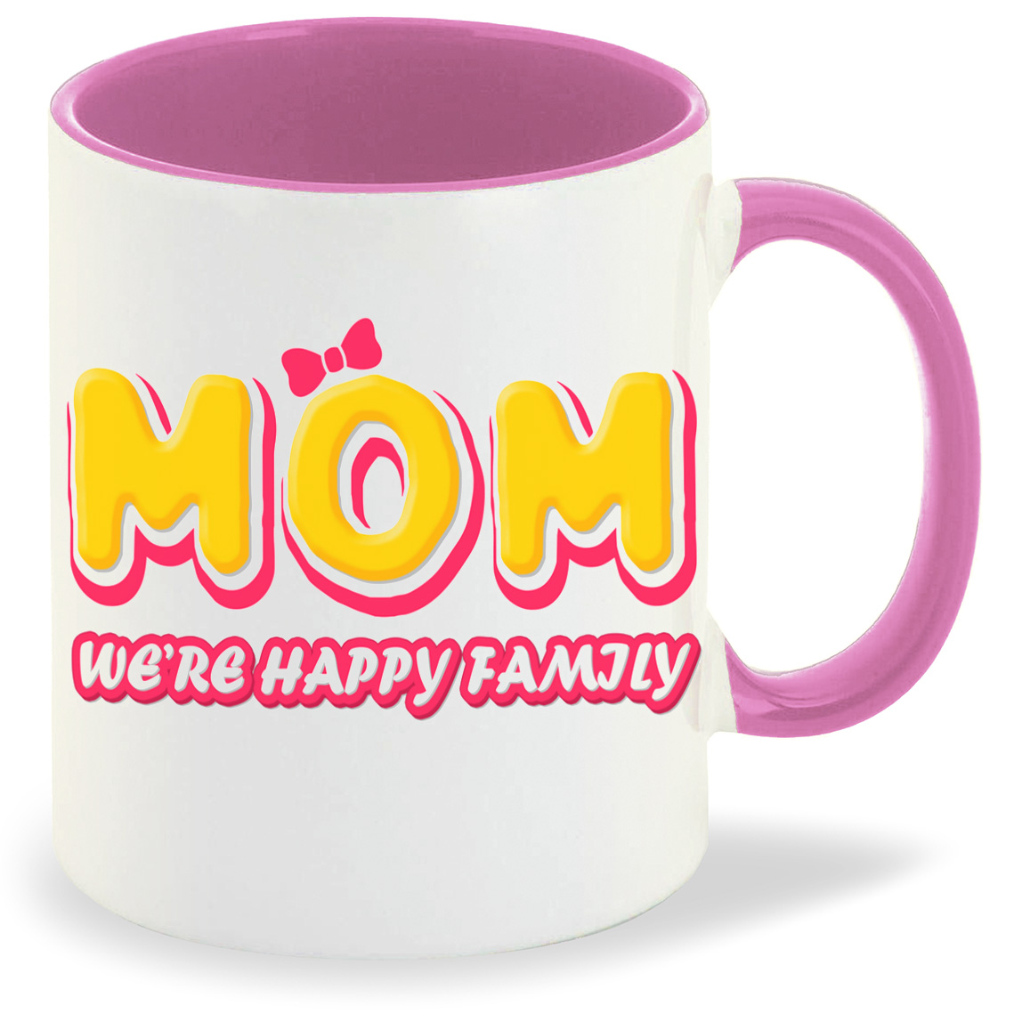 

Кружка CoolPodarok Прикол Семья Mom were happy family, Прикол Семья Mom were happy family