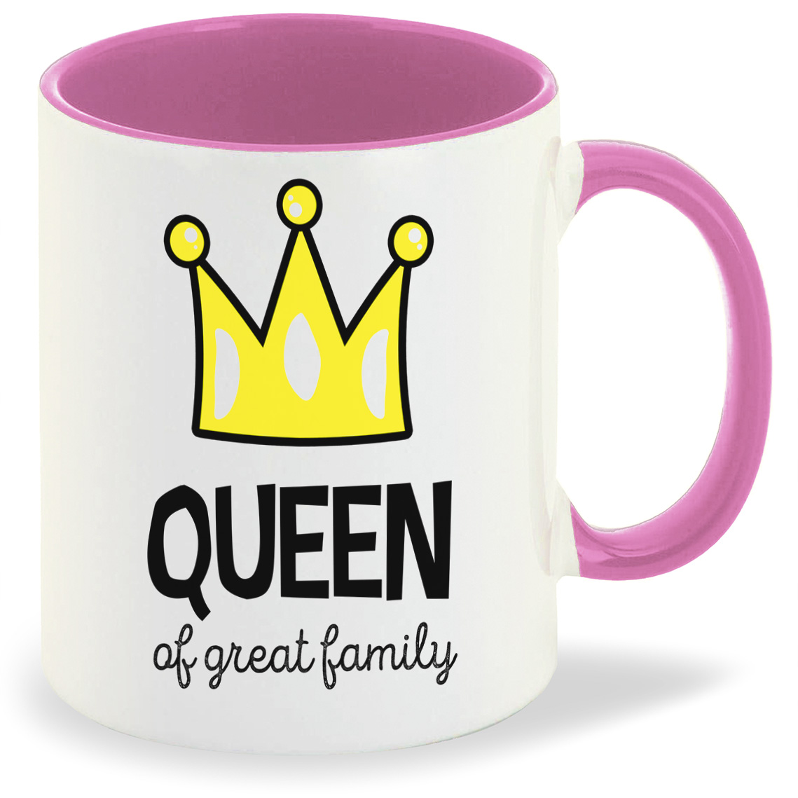 

Кружка CoolPodarok Прикол Семья Queen of great family Королева прекрасной семьи Мама, Прикол Семья Queen of great family Королева прекрасной семьи Мама