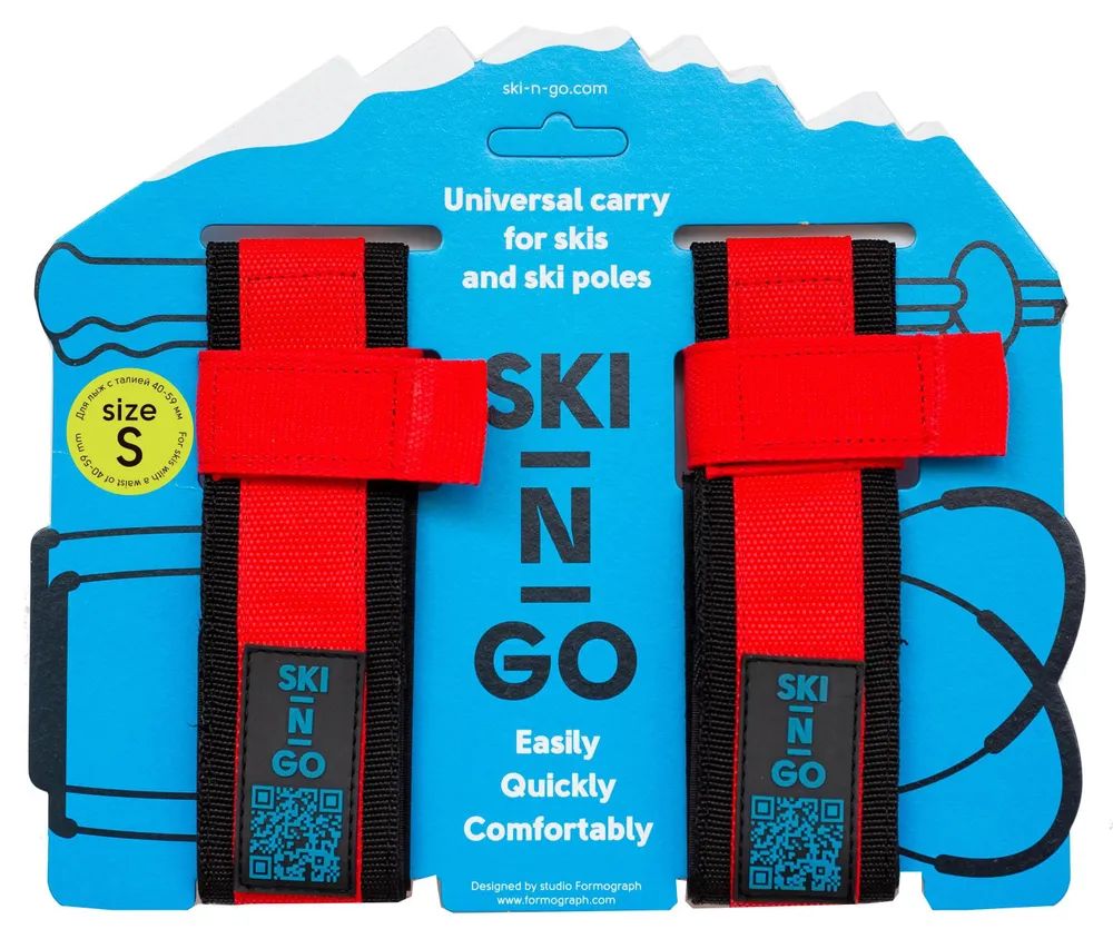 Приспособление Для Переноски Лыж И Лыжных Палок Ski-N-Go Red 96-130 L