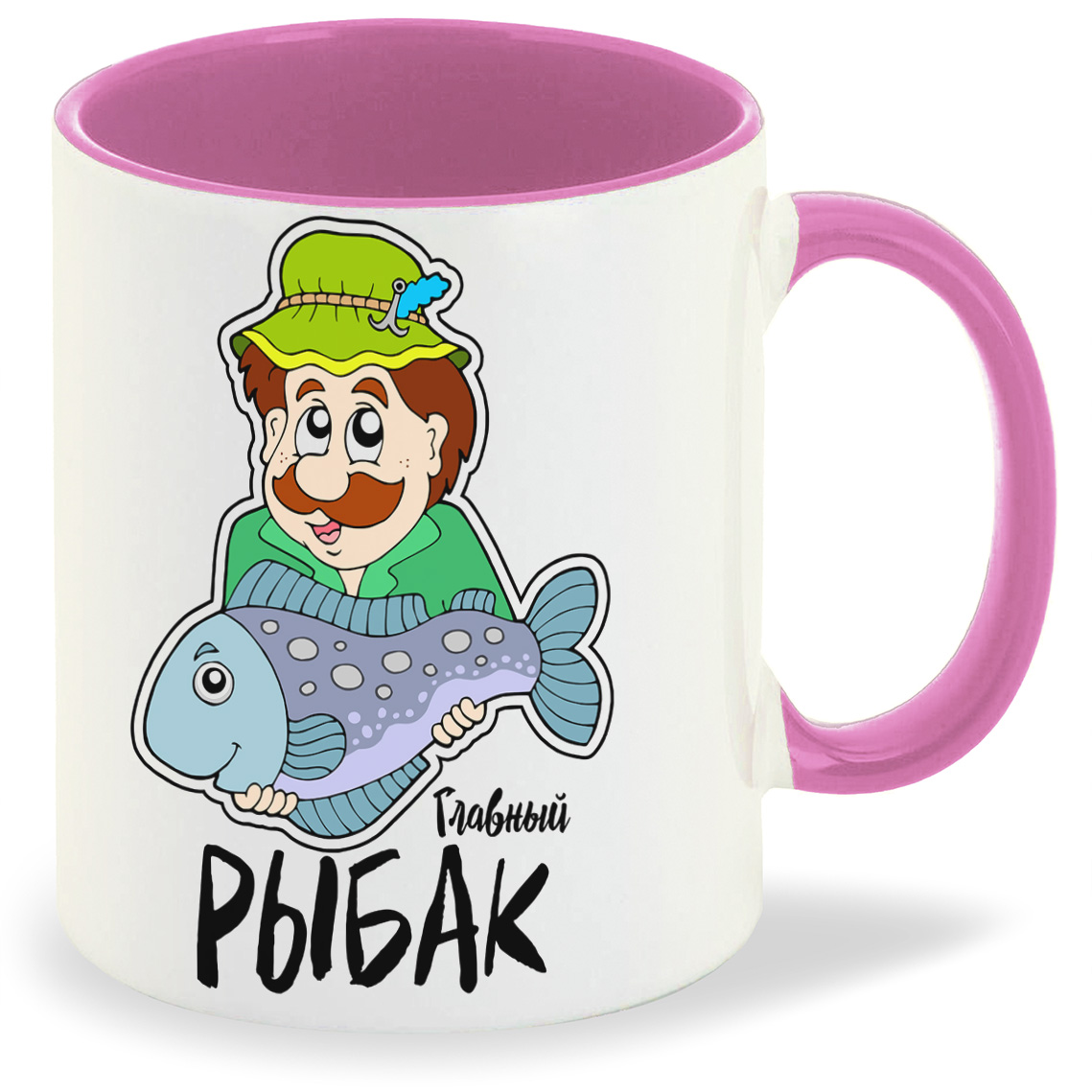фото Кружка coolpodarok прикол семья рыбалка главный рыбак