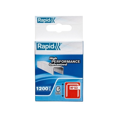 

Скобы для степлера Rapid 11894304 тип 53 длина 20 мм, 1250 штук