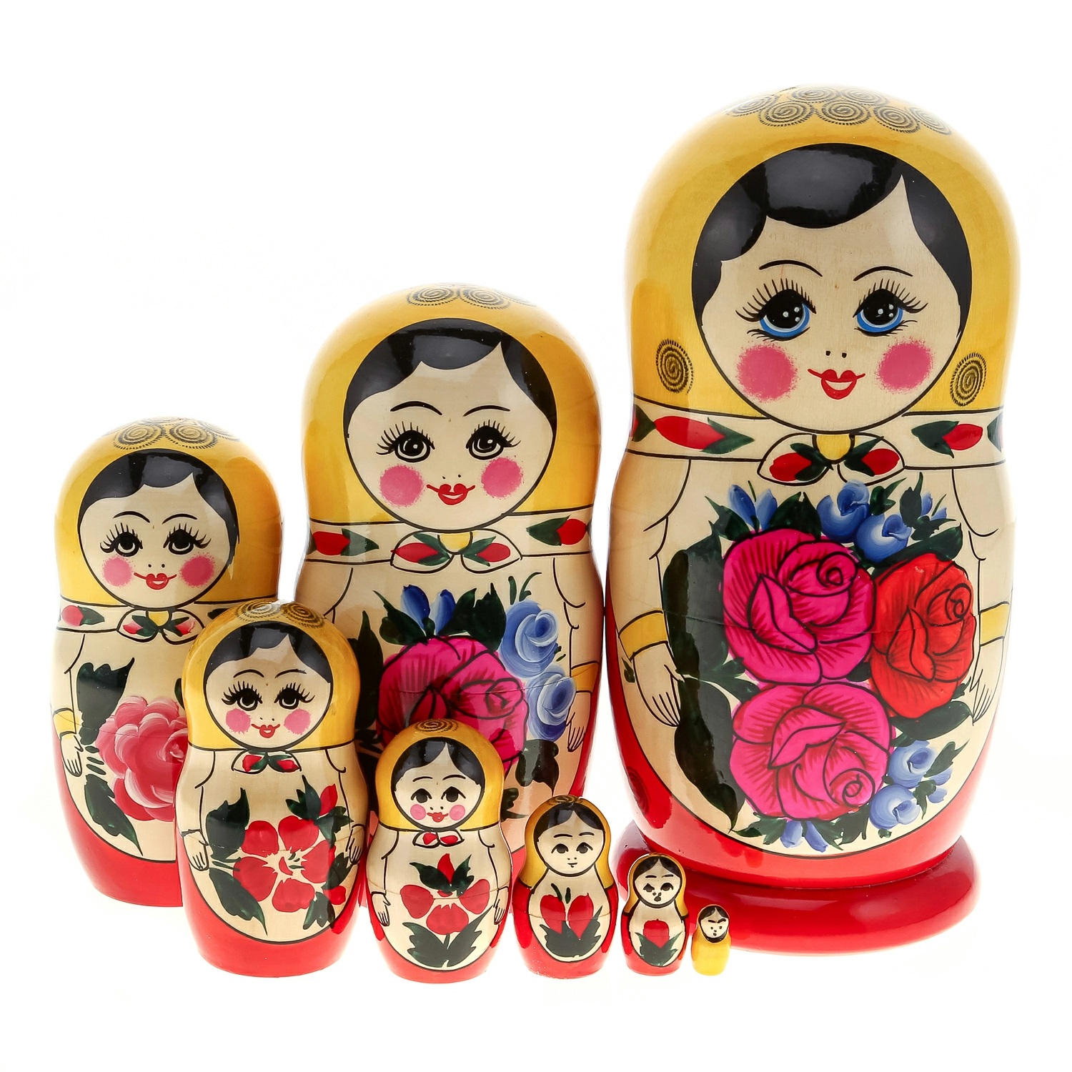 

Матрешка "Семеновская" 8 мест, Разноцветный