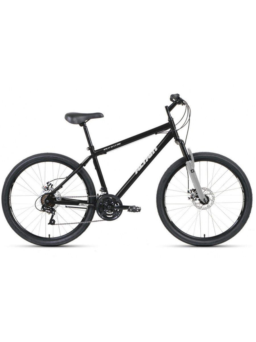 Велосипед Altair Mtb Ht 2.0 D 21 скорость, ростовка 19, чёрный, серый, 26