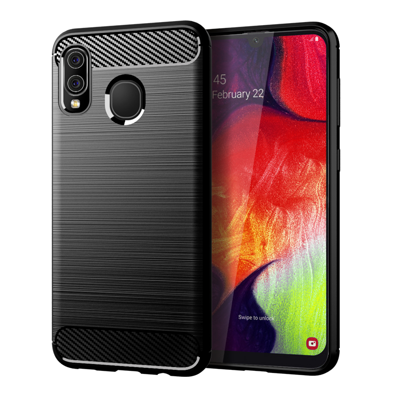 Чехол MyPads для Samsung Galaxy A20 SM-A205F (2019) Black (127985)