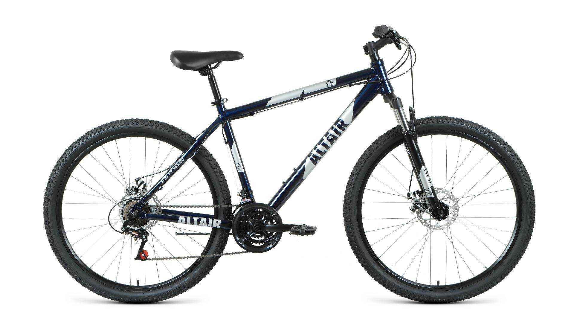 Велосипед Altair D 21 скорость, ростовка 17, серый, 27,5