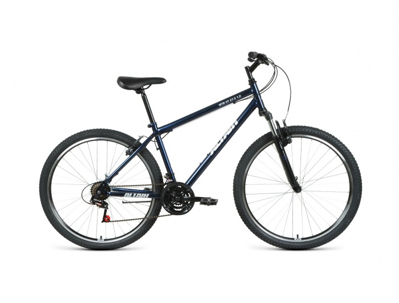 Велосипед Altair V 21 скорость, ростовка 17, тёмно-синий, серебристый, 27,5, 2022