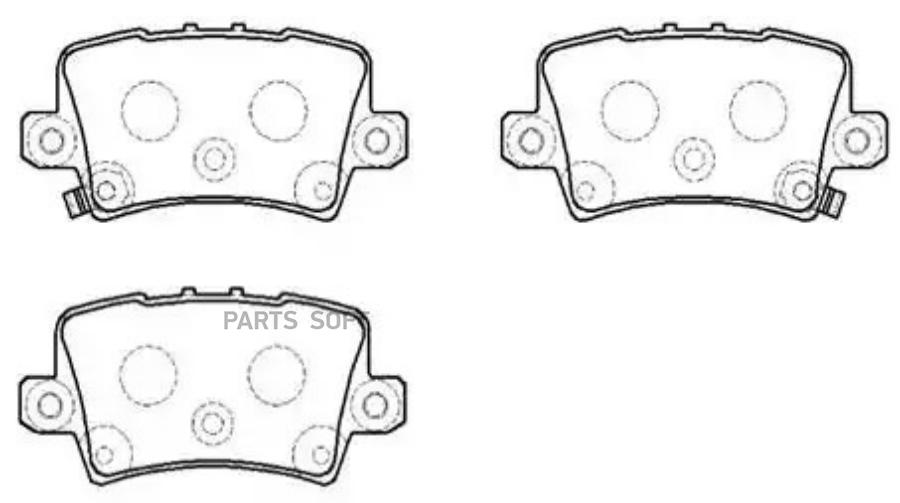 

Тормозные колодки HSB дисковые HP9246